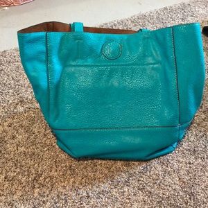 Teal tote